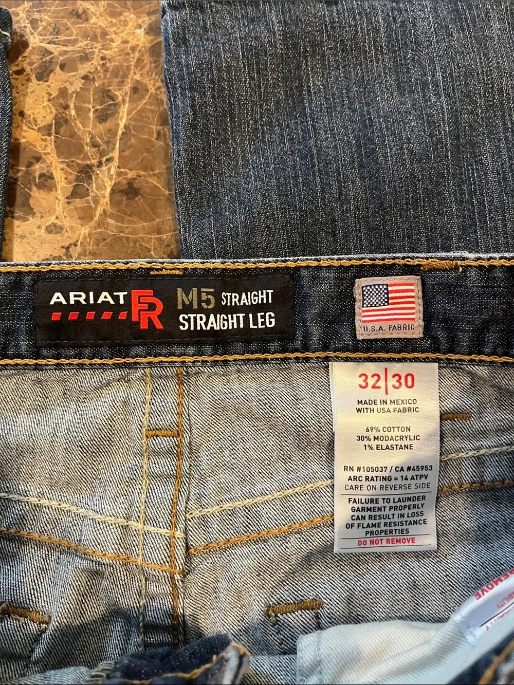 Ariat FR M5 Straight Leg Safety Work Jeans size 32|30 Flame Resistant